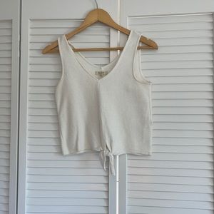 Madewell crop tie tank